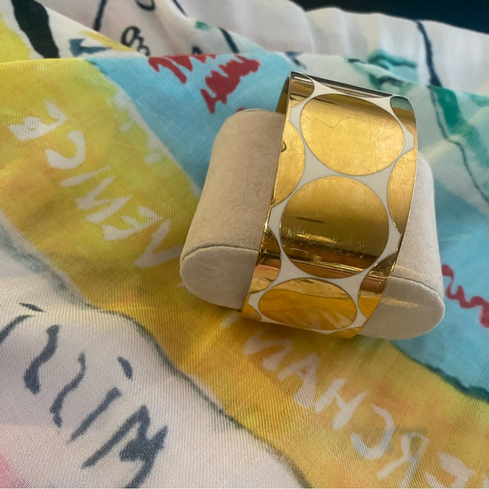 Kate Spade Wide Polka Dot Bangle